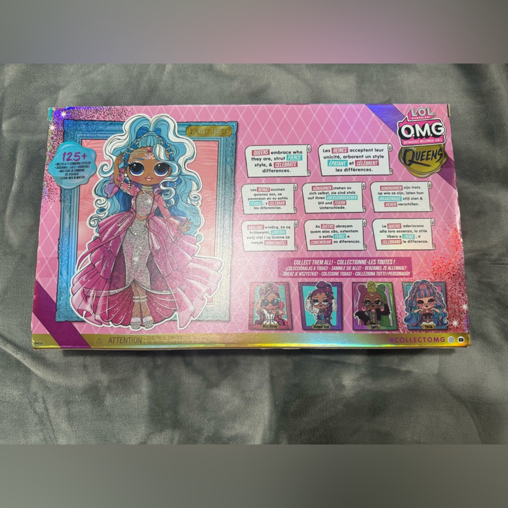 LOL Surprise OMG Queens Splash Beauty fashion doll with 125+ Mix - Picture 5 of 5